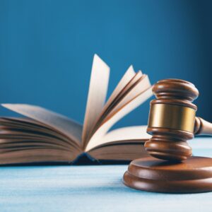 open book on brown wooden table